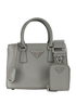 2-Way Tote, &pound;1,200, Handbags, Grey, Leather, Front view